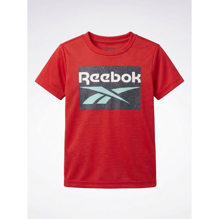 RBK Kids Performance Graphic T-Shirt – Red