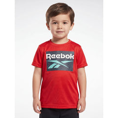 RBK Kids Performance Graphic T-Shirt – Red