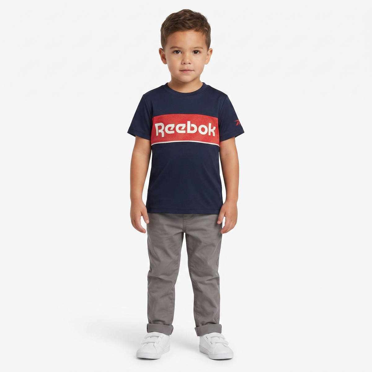 RBK Kids Performance T-Shirt Navy Blue