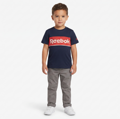 RBK Kids Performance T-Shirt Navy Blue