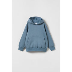 ZR Boys Basic Fleece Hoodie Mid Blue